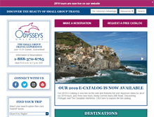 Tablet Screenshot of odysseys-unlimited.com